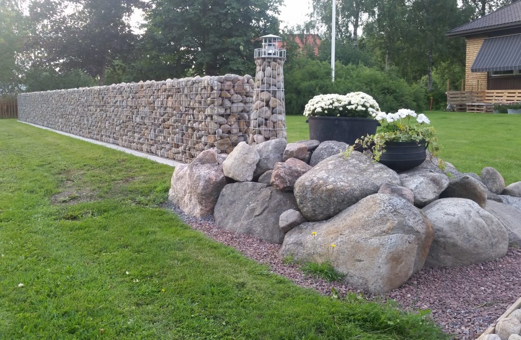 Stenfyr 120cm fylld